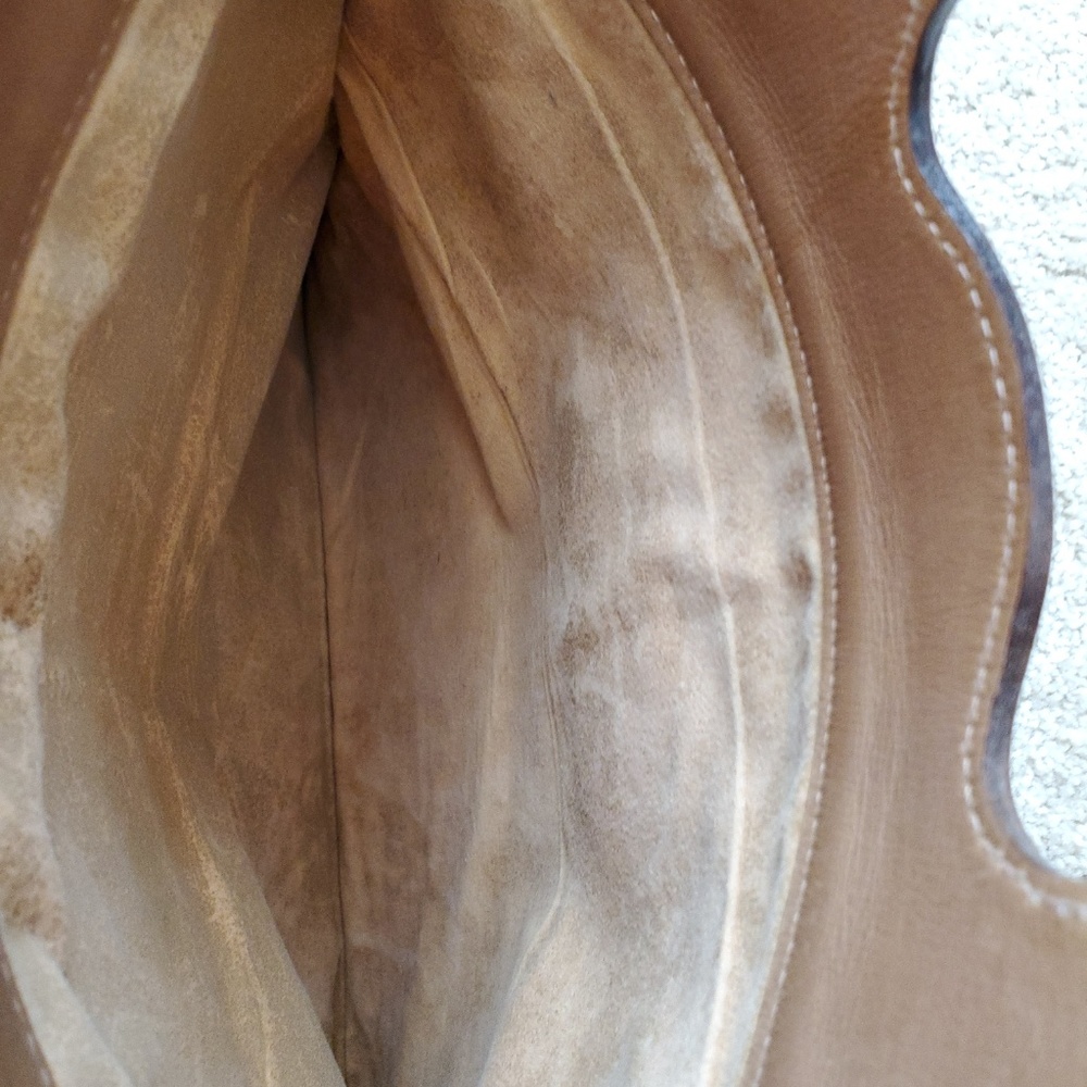 Green Suede Vintage Gucci Tote Handbag - Picture 4 of 5